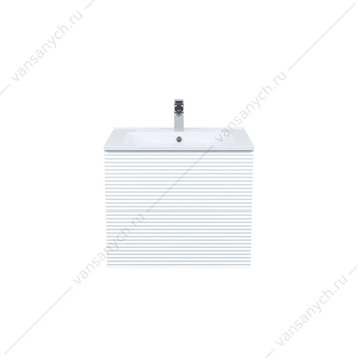 Тумба с раковиной 60 IDDIS Bild подвесная 2 ящика белая BIL60W0i95K