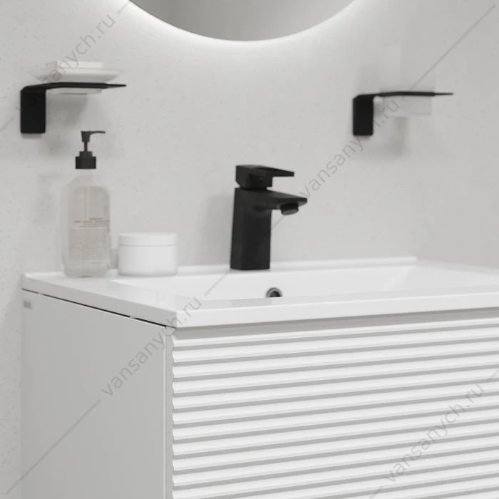 Тумба с раковиной 60 IDDIS Bild подвесная 2 ящика белая BIL60W0i95K