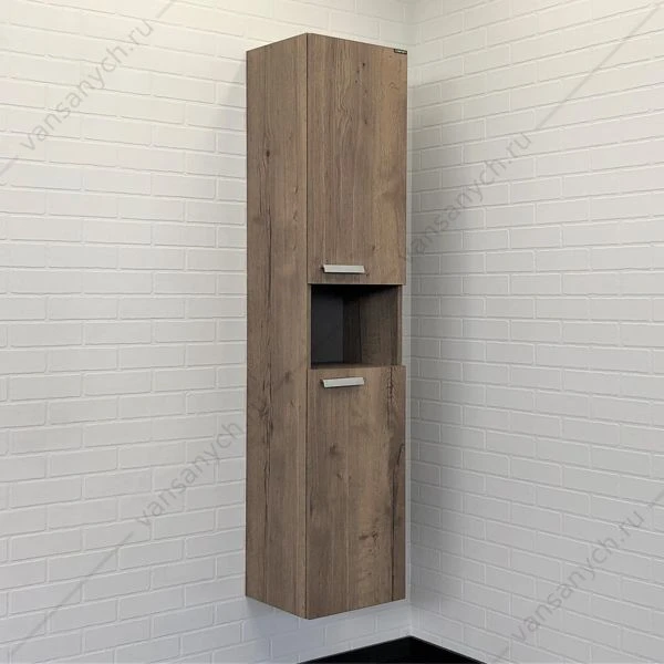 Шкаф-колонна 35х160 COMFORTY Никосия-35 дуб темный 00-00009554CF
