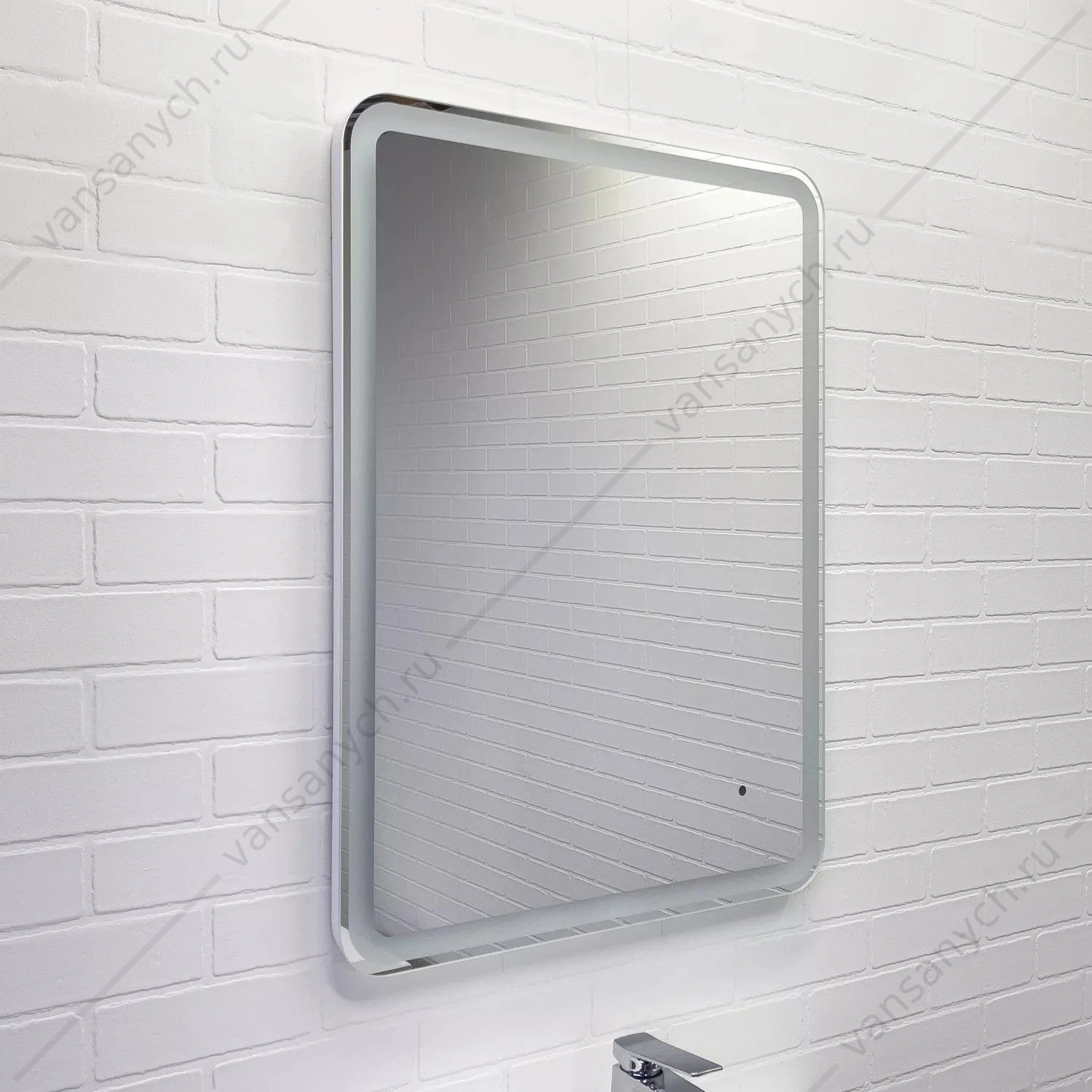 Зеркало 60х80 COMFORTY Лотос-60 LED-подсветка, бесконт. сенсор, 00-00014244CF