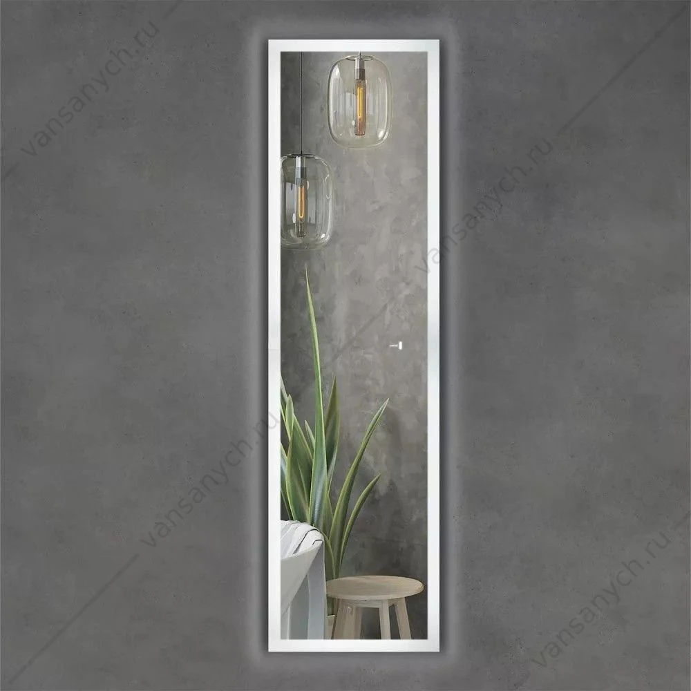 Зеркало 44х158см COMFORTY Люпин 440X1580 LED-подсветка, бесконт. сенсор, 00-00014248CF
