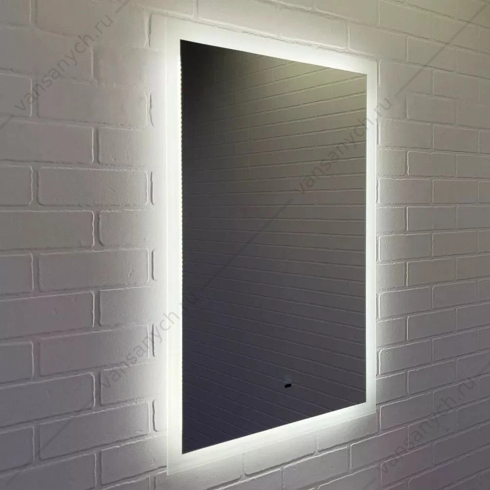 Зеркало 65х80 COMFORTY Эдельвейс-65 LED-подсветка, бесконт. сенсор, антизапотевание, 00-00014238CF