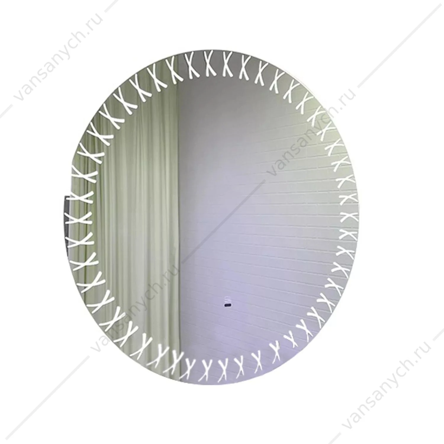 Зеркало круглое 80см COMFORTY Эониум-80 LED-подсветка, бесконт. сенсор, 00-00014163CF