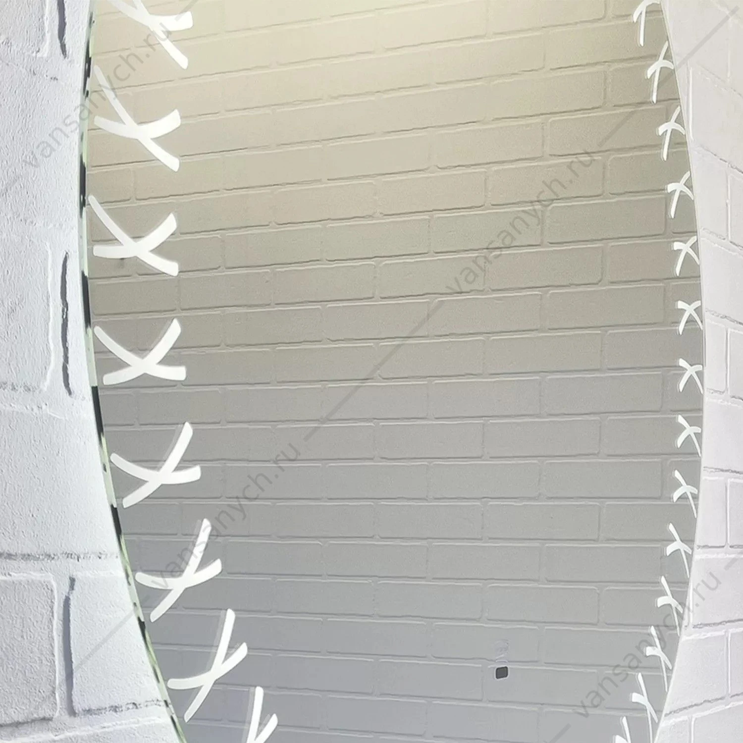Зеркало круглое 80см COMFORTY Эониум-80 LED-подсветка, бесконт. сенсор, 00-00014163CF