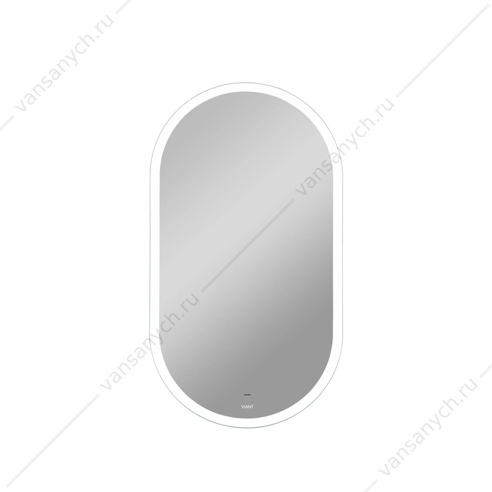 Зеркало 65х100 VIANT Марсель LED подсветка VMAR65100-ZLED