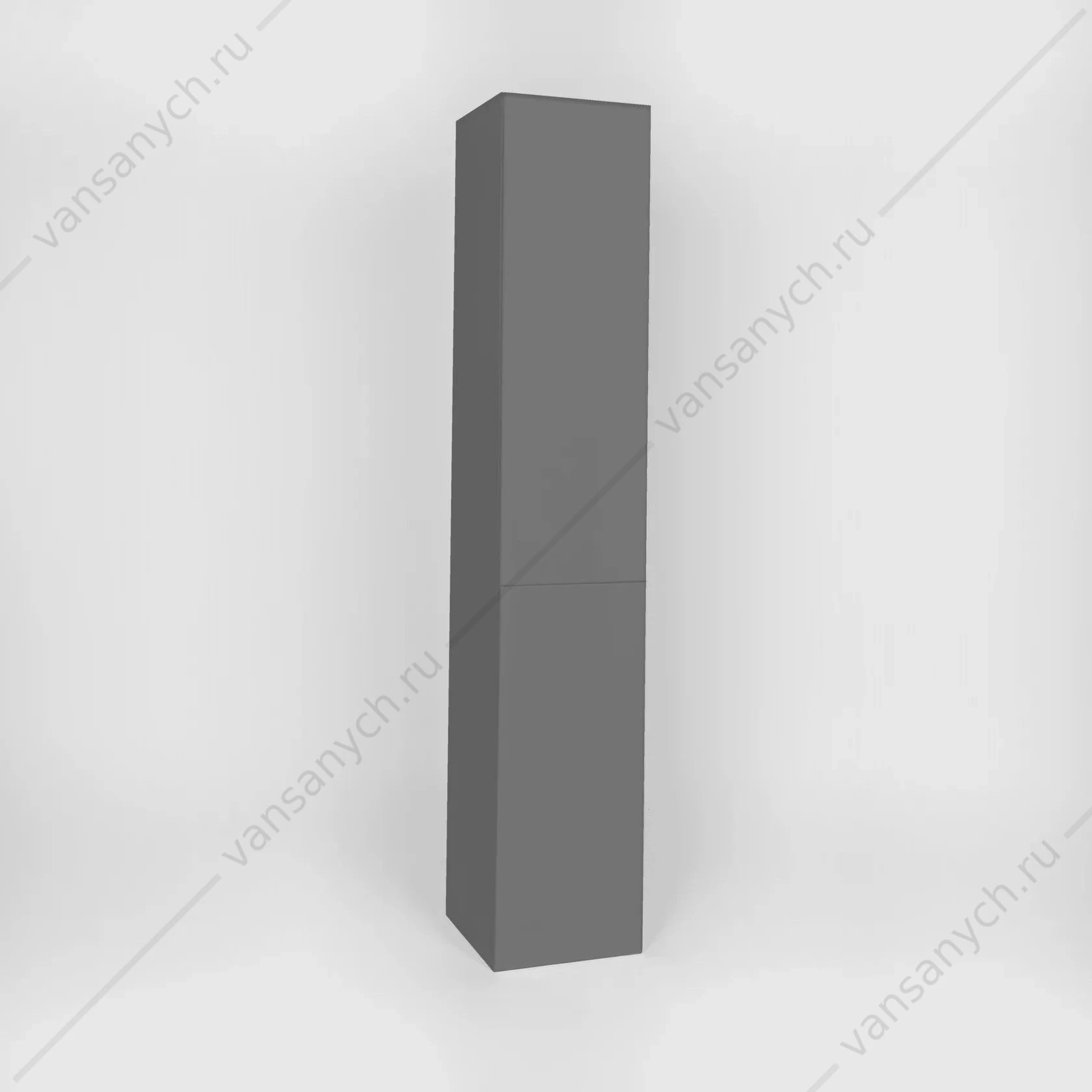 Пенал 30х160 подвесной VIANT София ПРАВЫЙ графит VSOF300G-PENR