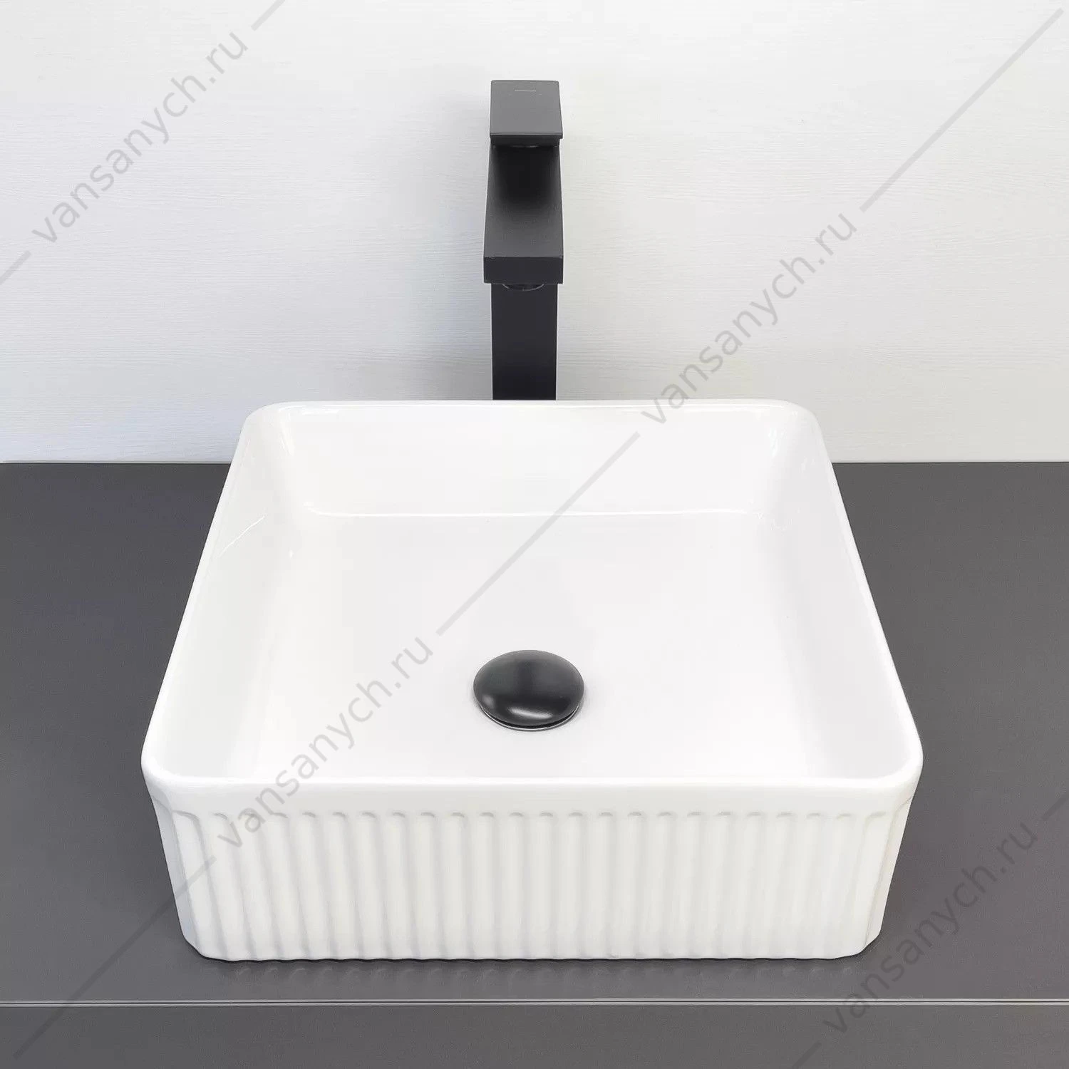 Раковина 38х38 накладная COMFORTY CF178608X