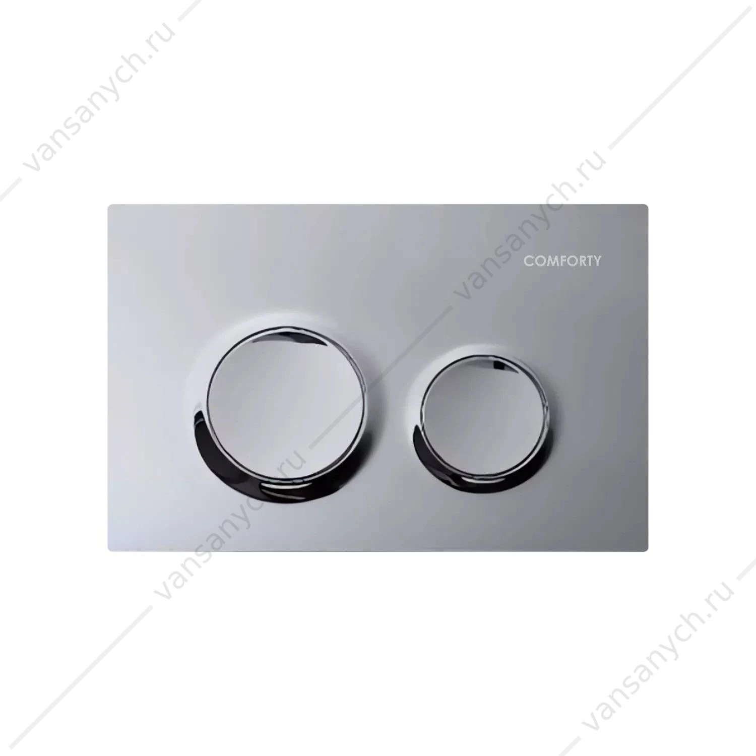 Инсталляция с кнопкой смыва Comforty CF3GT1900-10CH, кнопка CF3BT7912CH глянц. хром