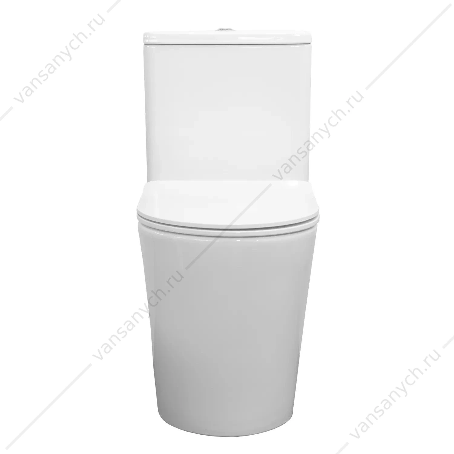 Унитаз-компакт безободковый с сиденьем микролифт Comfroty CF41273S