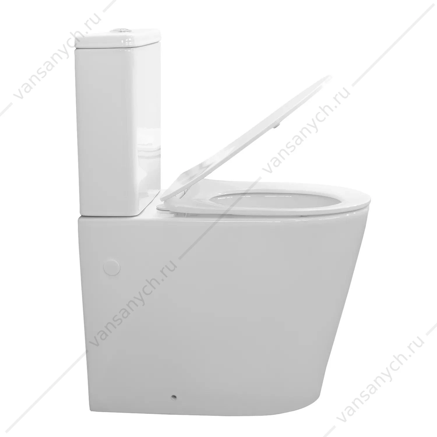 Унитаз-компакт безободковый с сиденьем микролифт Comfroty CF41273S