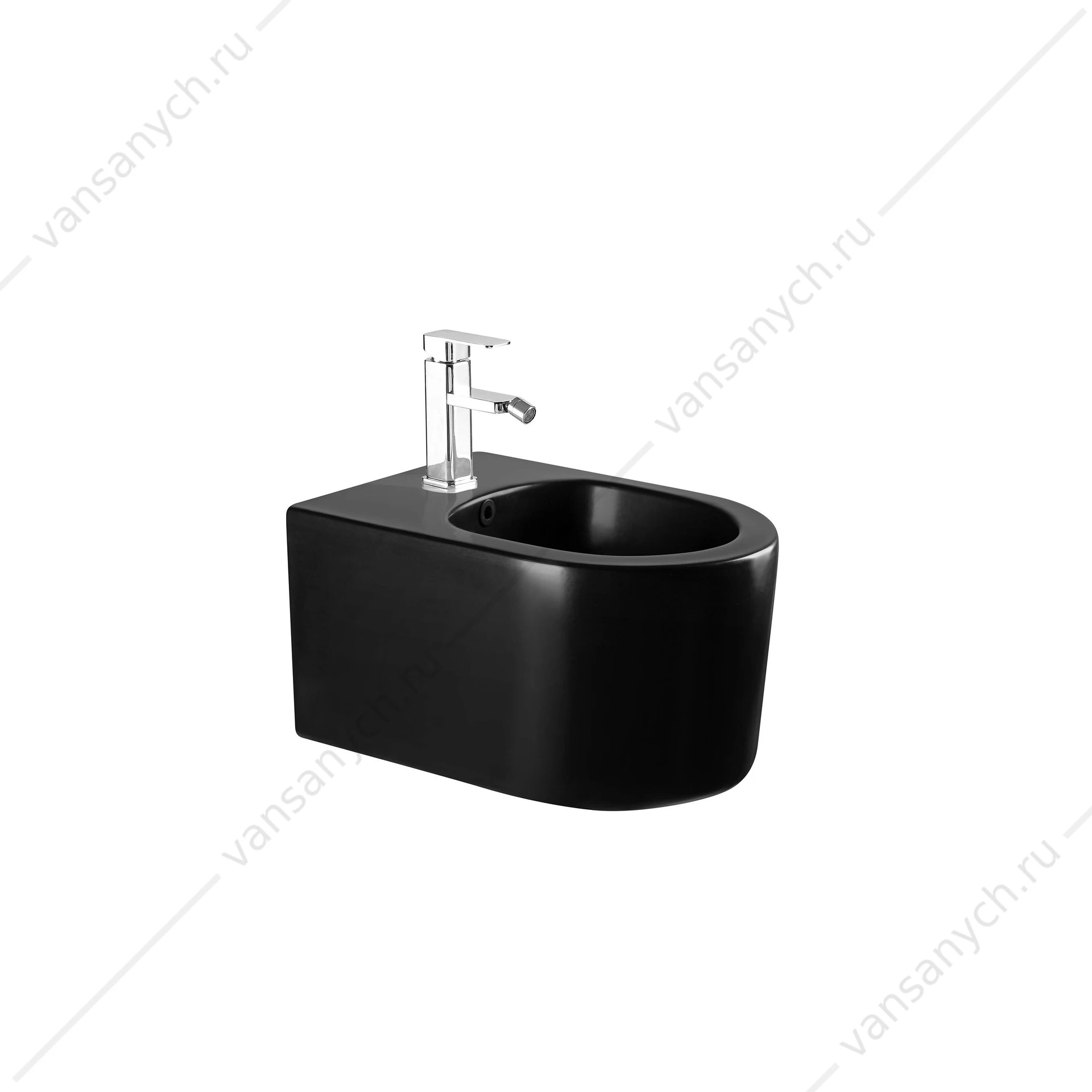 Биде подвесное Aquatek МИЯ AQ1004-MB черный матовый