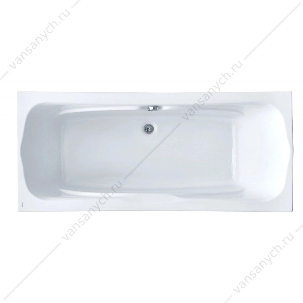 Ванна 180x80 акриловая Santek Корсика слив по центру 1WH111981