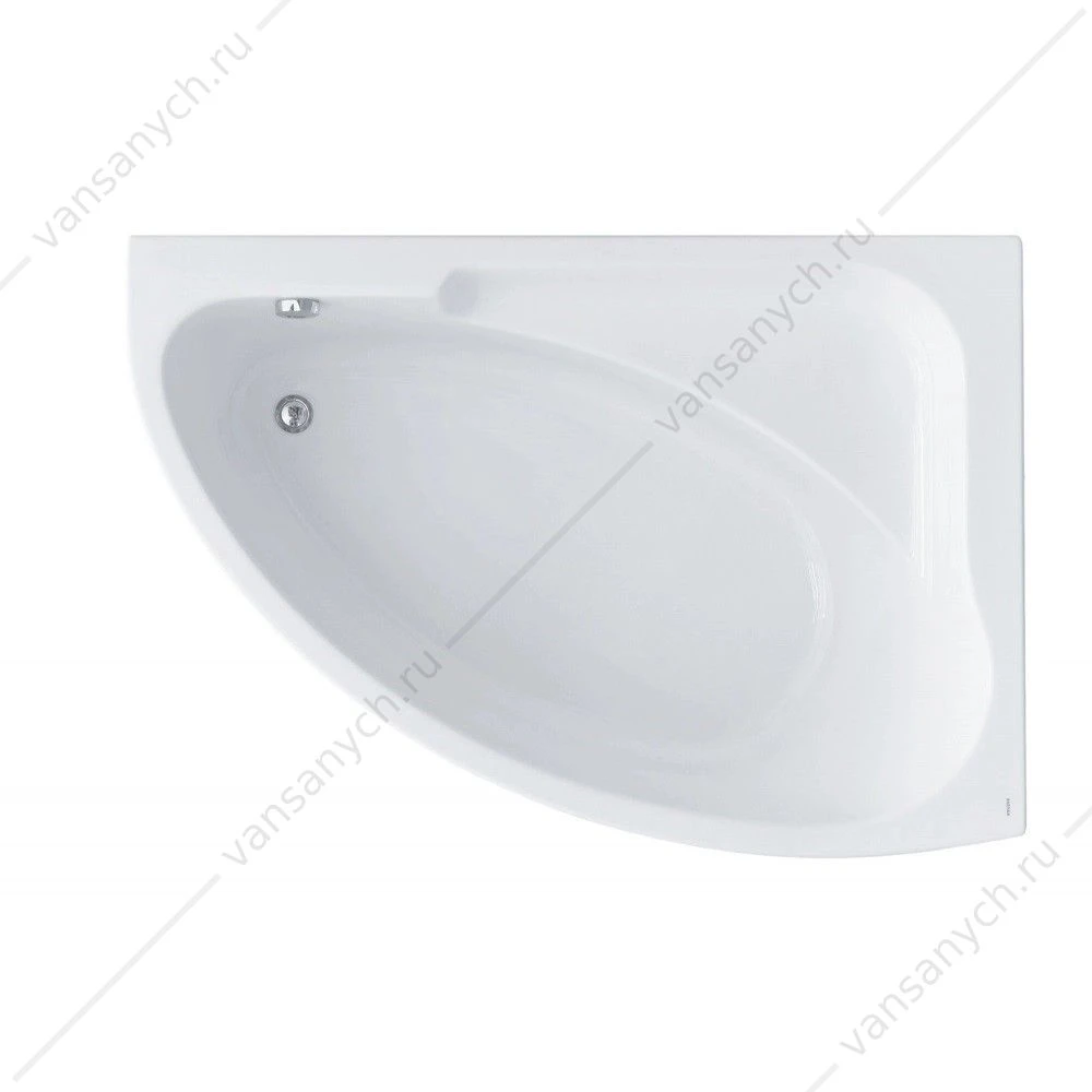 Ванна 150х100 R(правая) акриловая Santek Гоа 1WH112032 асимметричная