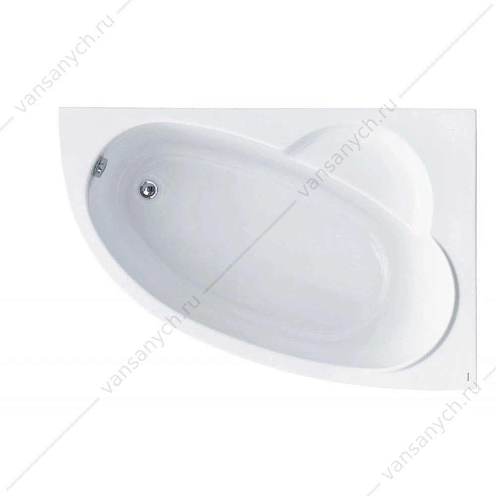 Ванна 150х100 R(правая) акриловая Santek Шри-Ланка 1WH302395 асимметричная