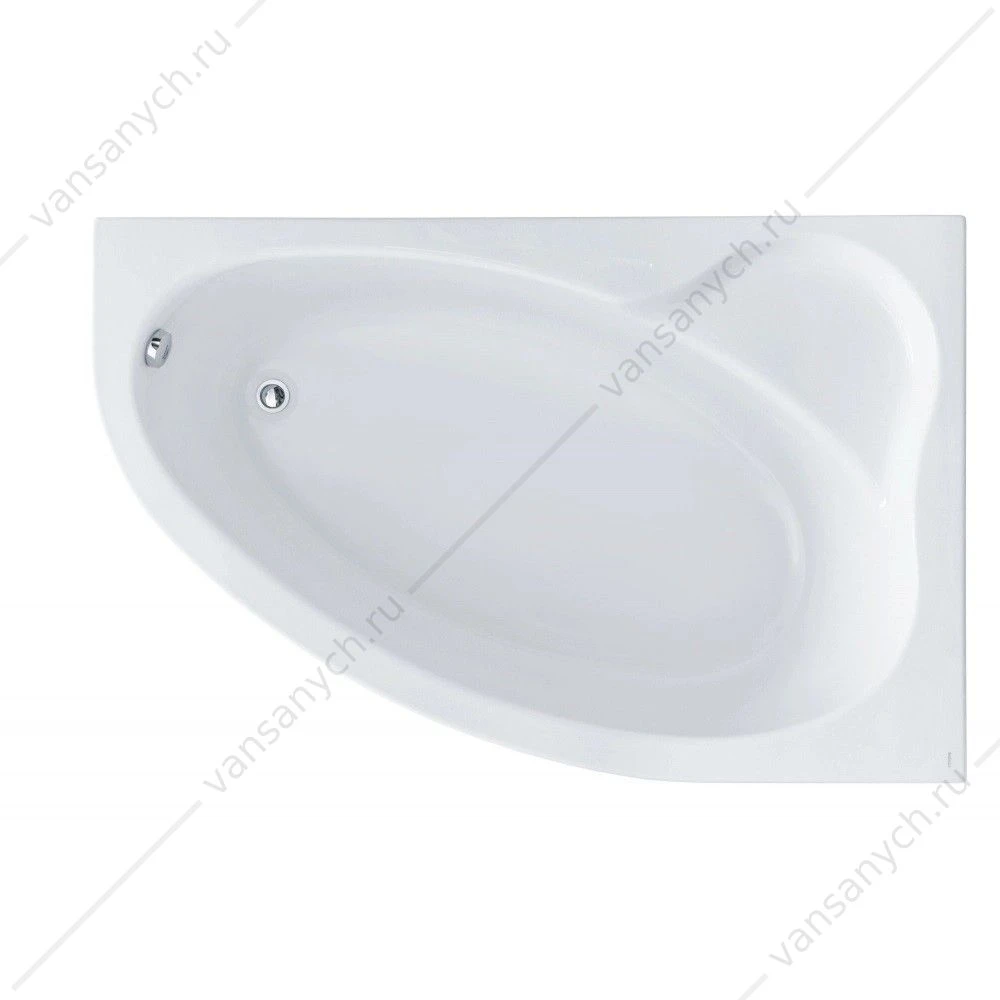 Ванна 170х100 R (правая) акриловая Santek Эдера 1WH501663 асимметричная