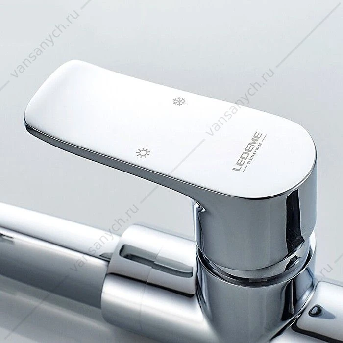 Смеситель для кухни Ledeme H34 L4034-2 хром
