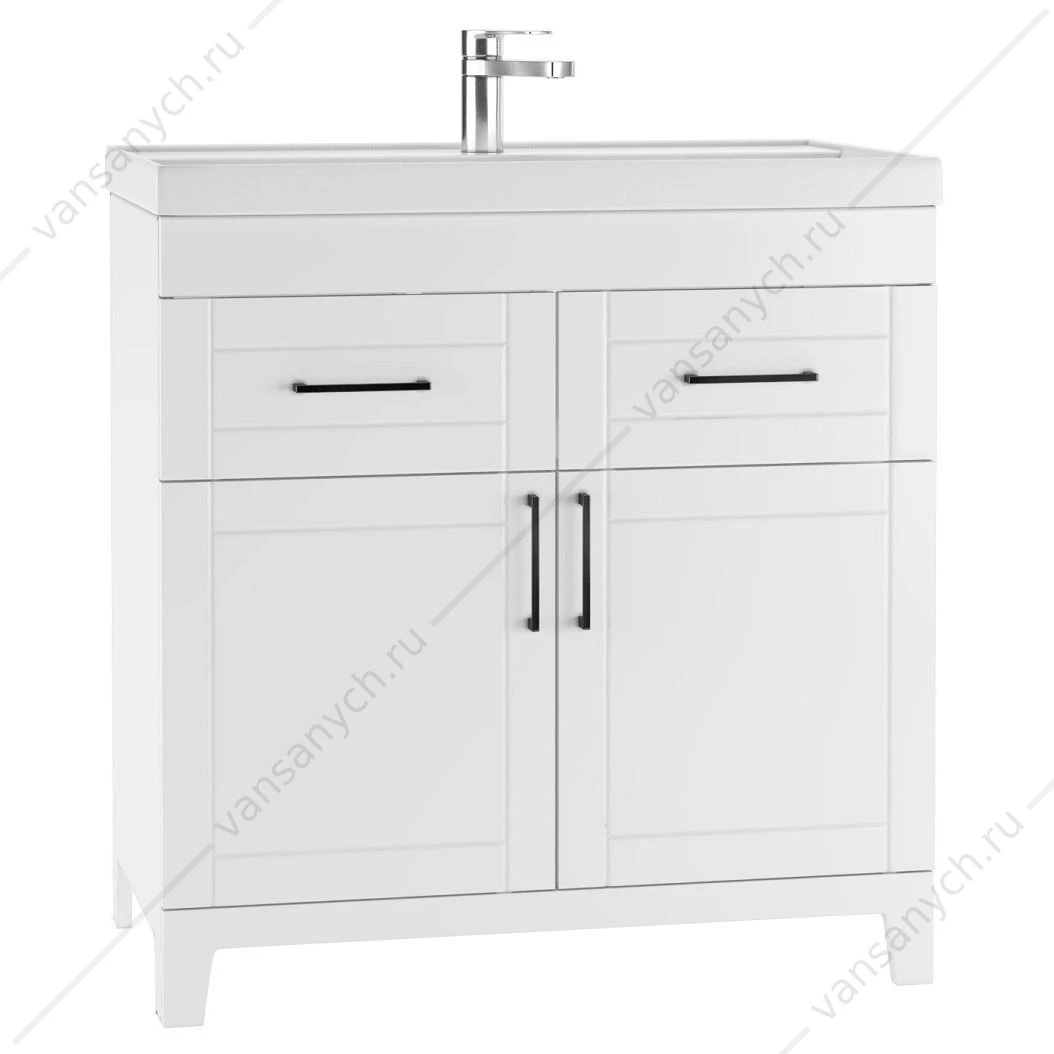Тумба 80 под раковину Classic 80 Домино  Сharlie 2 ящ. DCh2501T