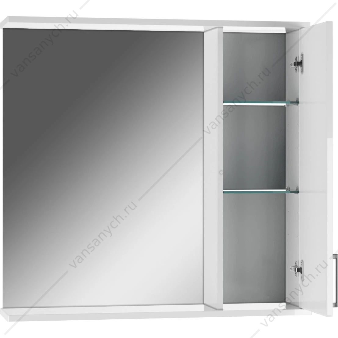 Зеркало-шкаф 80 Домино Charlie правый DCh2520HZ