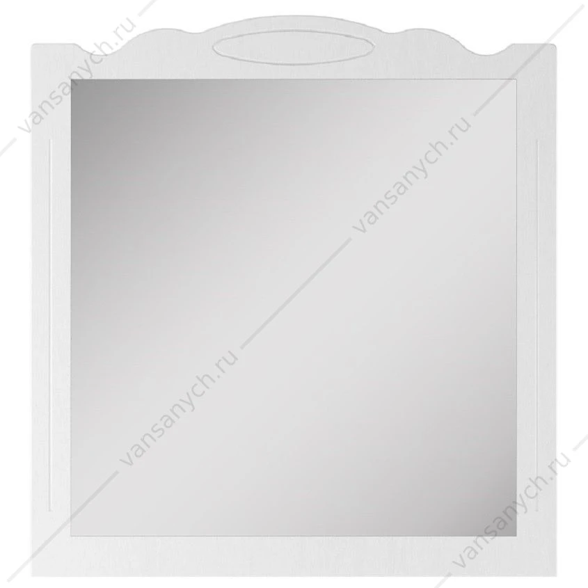 Зеркало 80 RICH Белое Дерево Домино DR6006Z