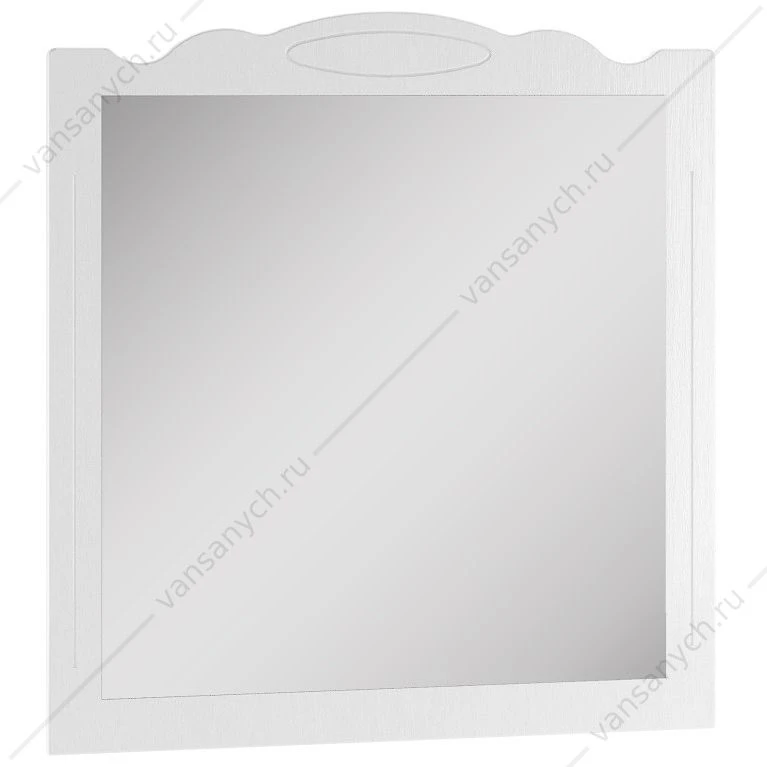 Зеркало 80 RICH Белое Дерево Домино DR6006Z