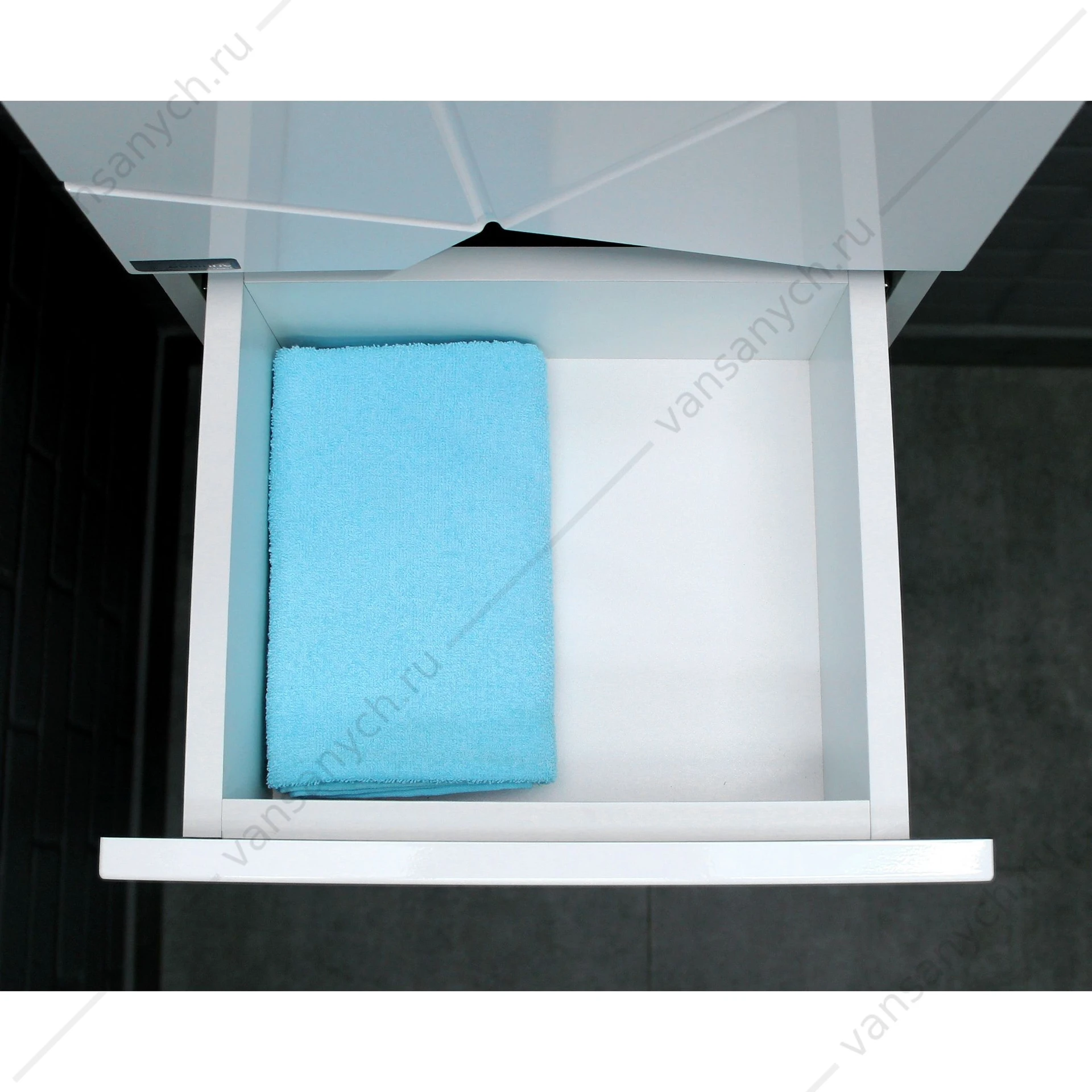 Пенал 35х195 напольный Vector 35 левый 1 ящ. Домино DV6601P