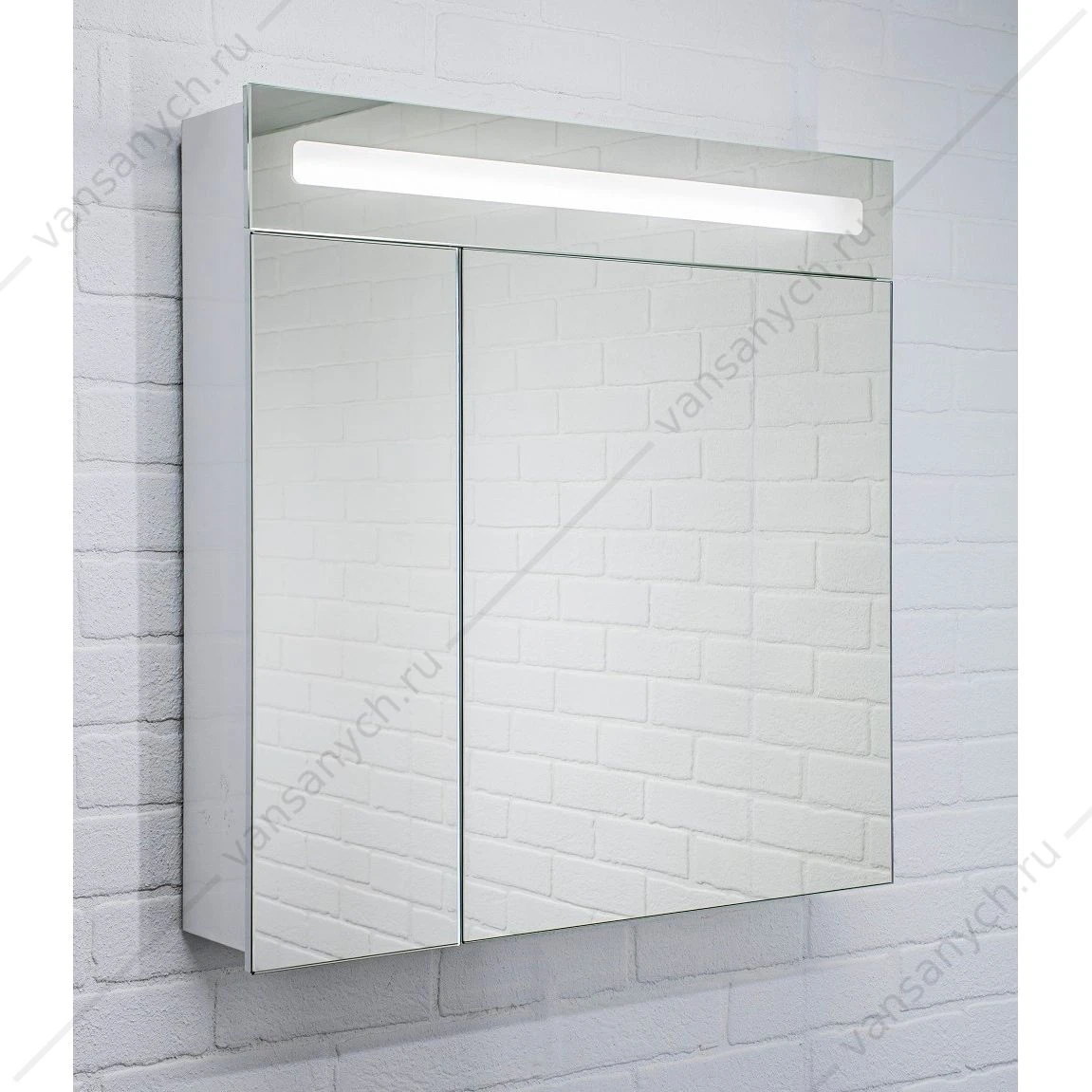 Зеркало-шкаф 60 с подсветкой LED Аврора Домино DV8005HZ