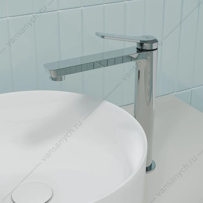 Смеситель для накладной раковины, глянцевый хром, Parker, IDDIS, PARSB01i01