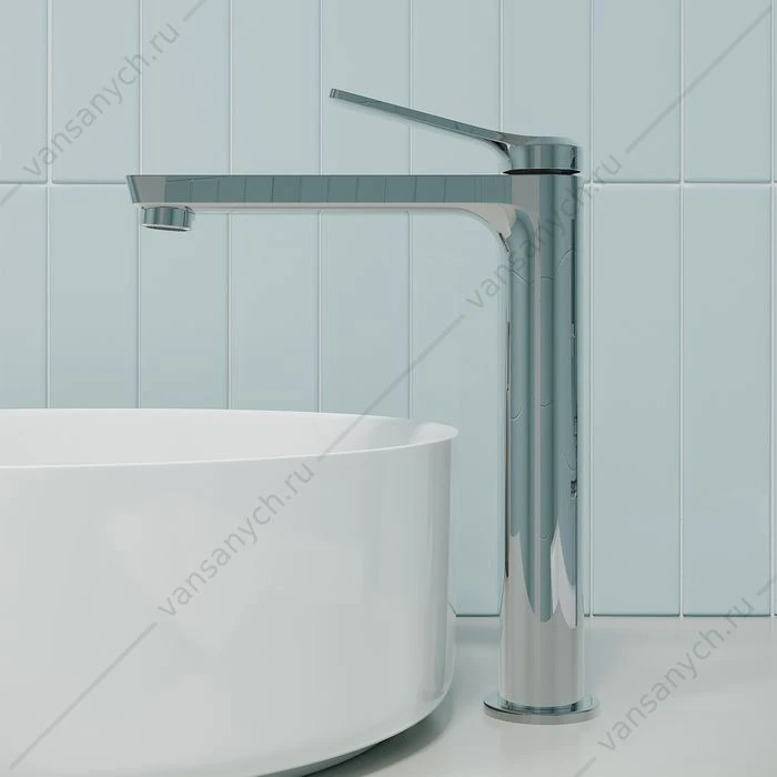 Смеситель для накладной раковины, глянцевый хром, Parker, IDDIS, PARSB01i01