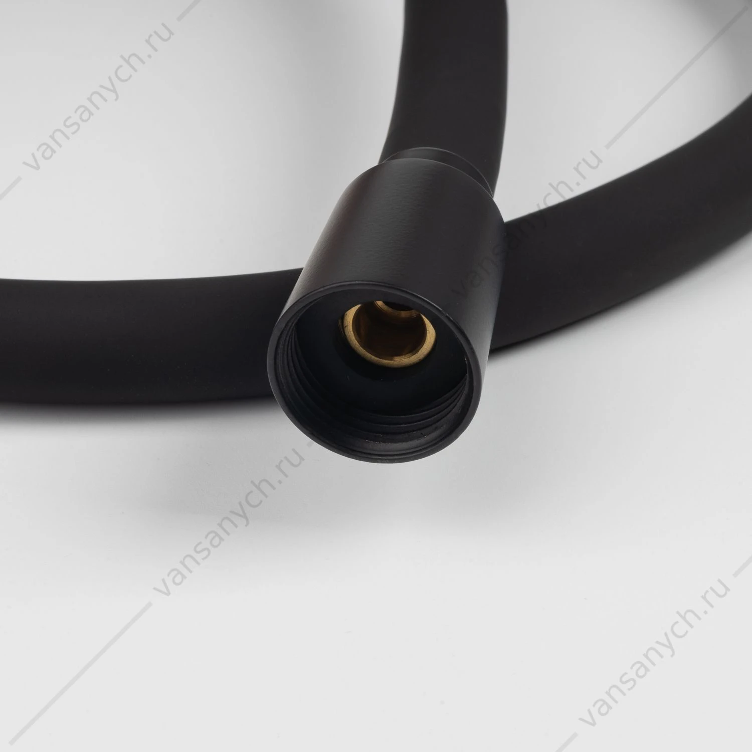 Шланг для душа, черный матовый, силиконовый, 1,2м, Optima Home, IDDIS, OPH12BLi19