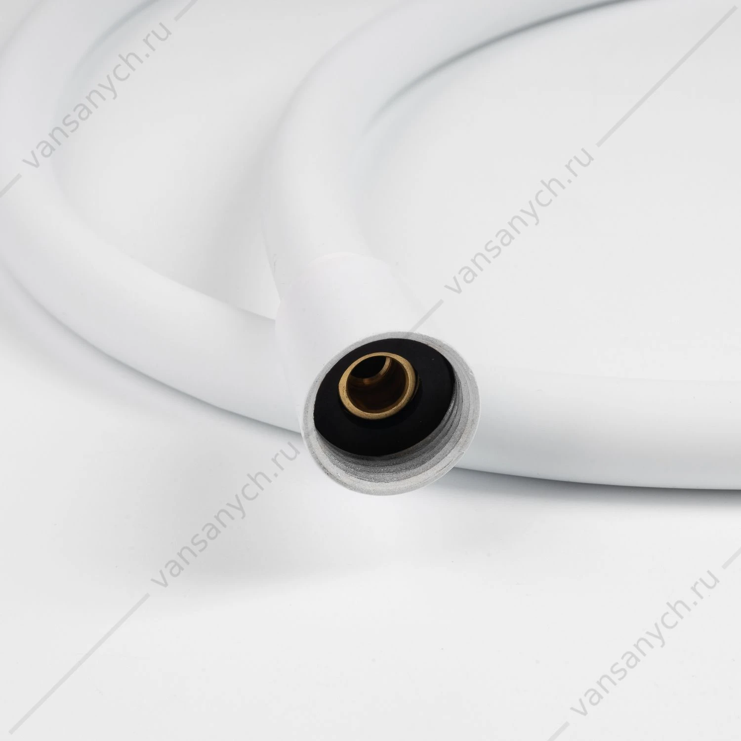 Шланг для душа, белый матовый, силиконовый, 1,2м, Optima Home, IDDIS, OPH12WLi19