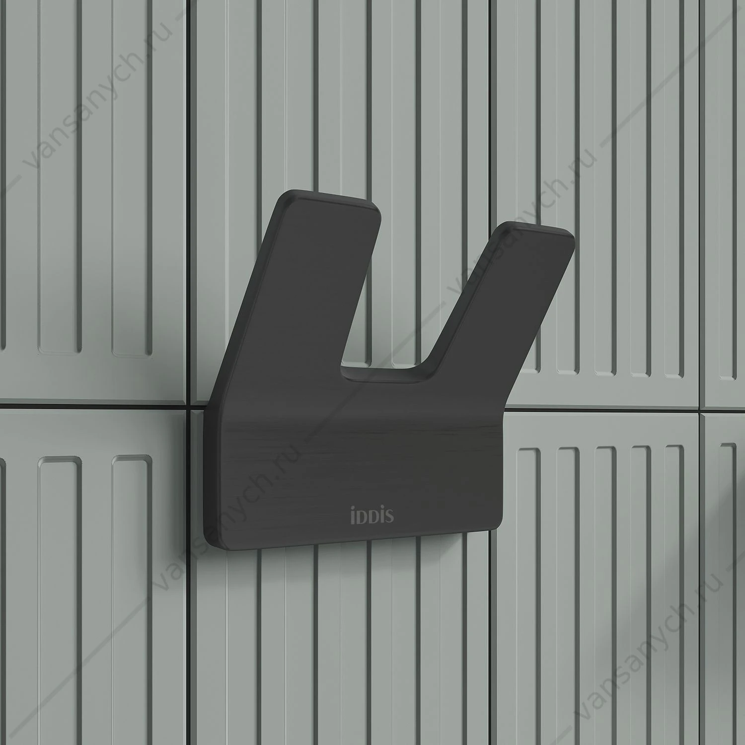 Крючок двойной, метал., Slide, графит, IDDIS, SLIGM20i41