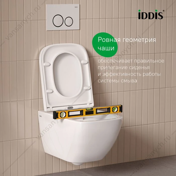 Унитаз безободковый подвесной,  Torr, IDDIS, TORRDSEi25