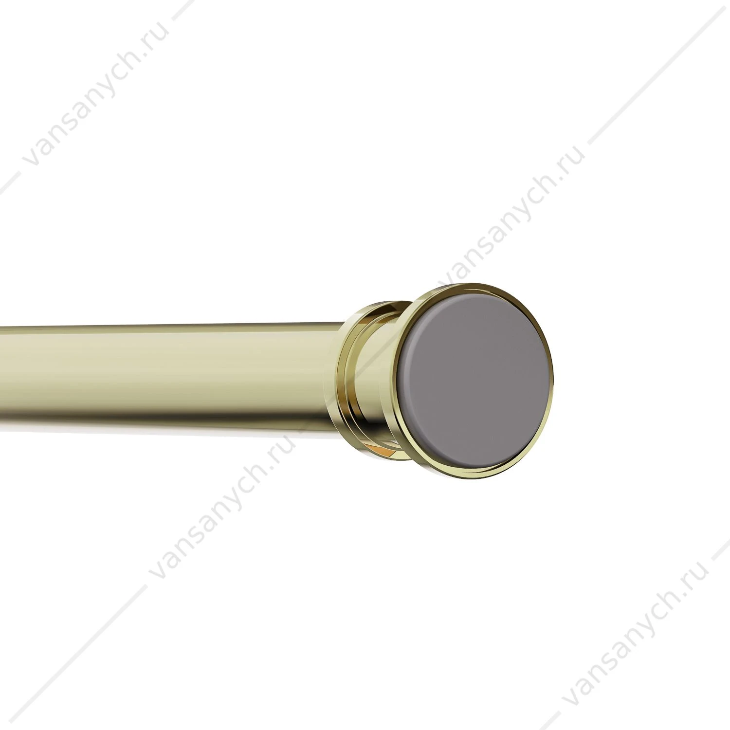 Карниз для ванной 110-200 см, золотой матовый, Elegante, IDDIS, RSG0120i14