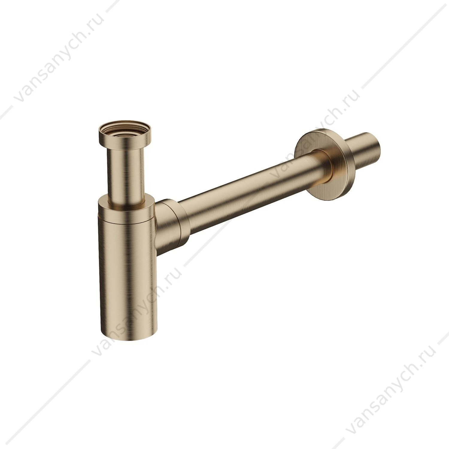Сифон для раковины бутылочный, бронза, Optima Home, IDDIS, OPTBR00i84