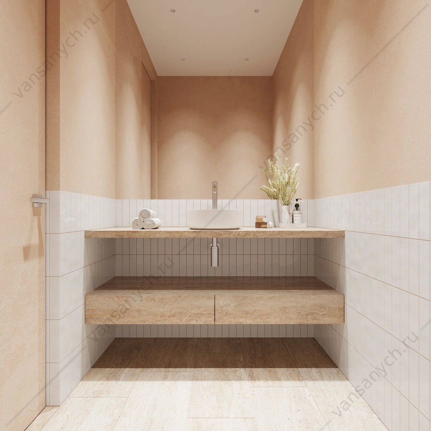 Сифон для раковины бутылочный, матовый хром, Optima Home, IDDIS, OPTBC00i84