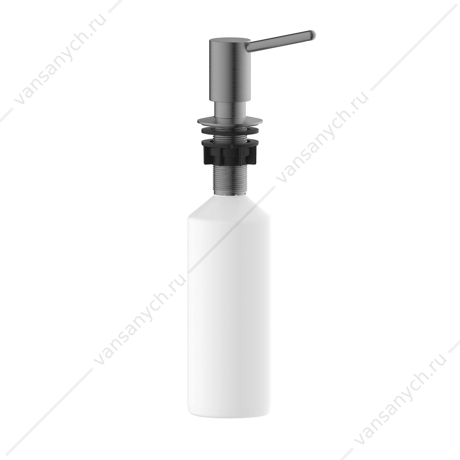Дозатор PVD светлый графит, Kitchen Line, IDDIS, SDIGM00i59