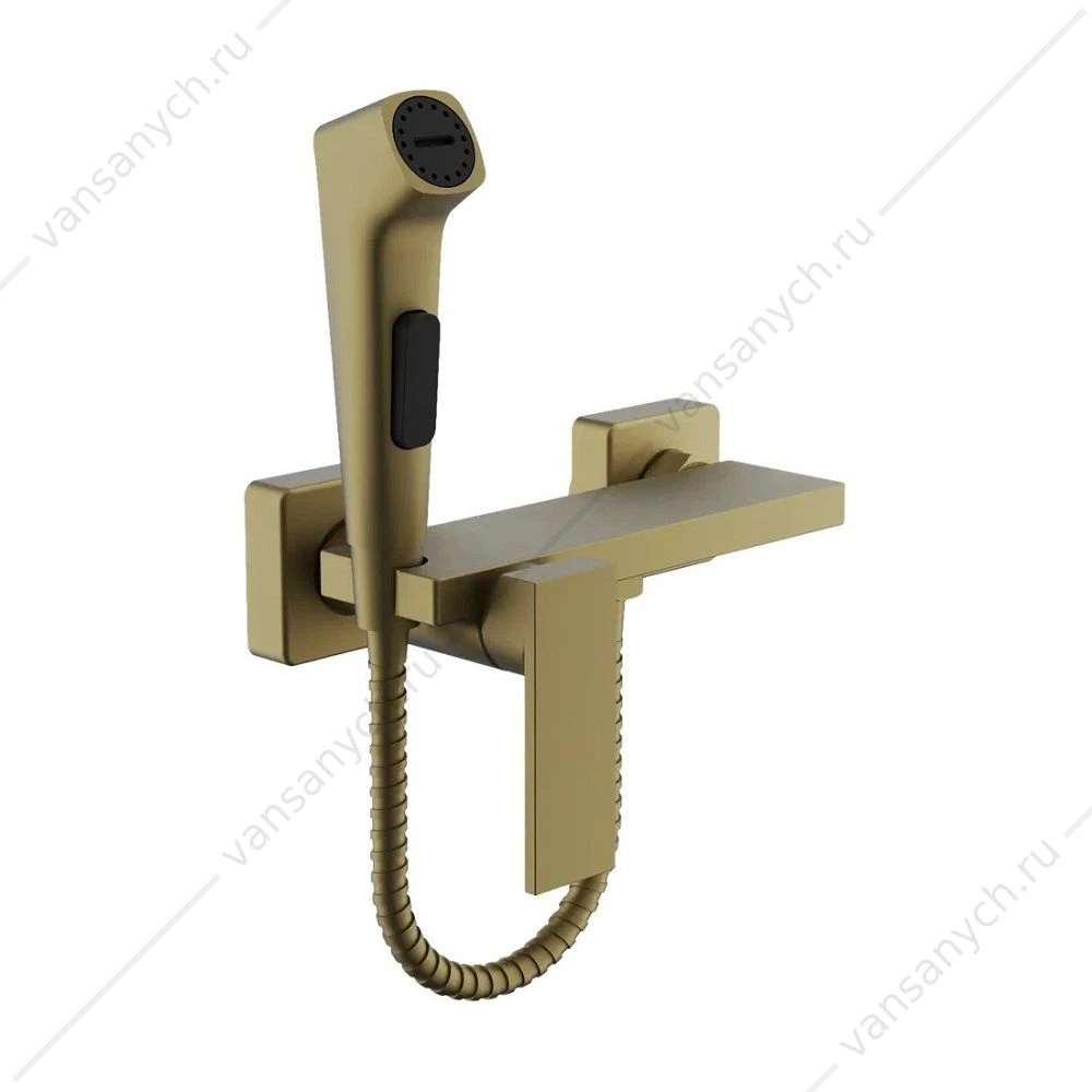 Смеситель с гигиеническим душем BELZ B55653-5 золото