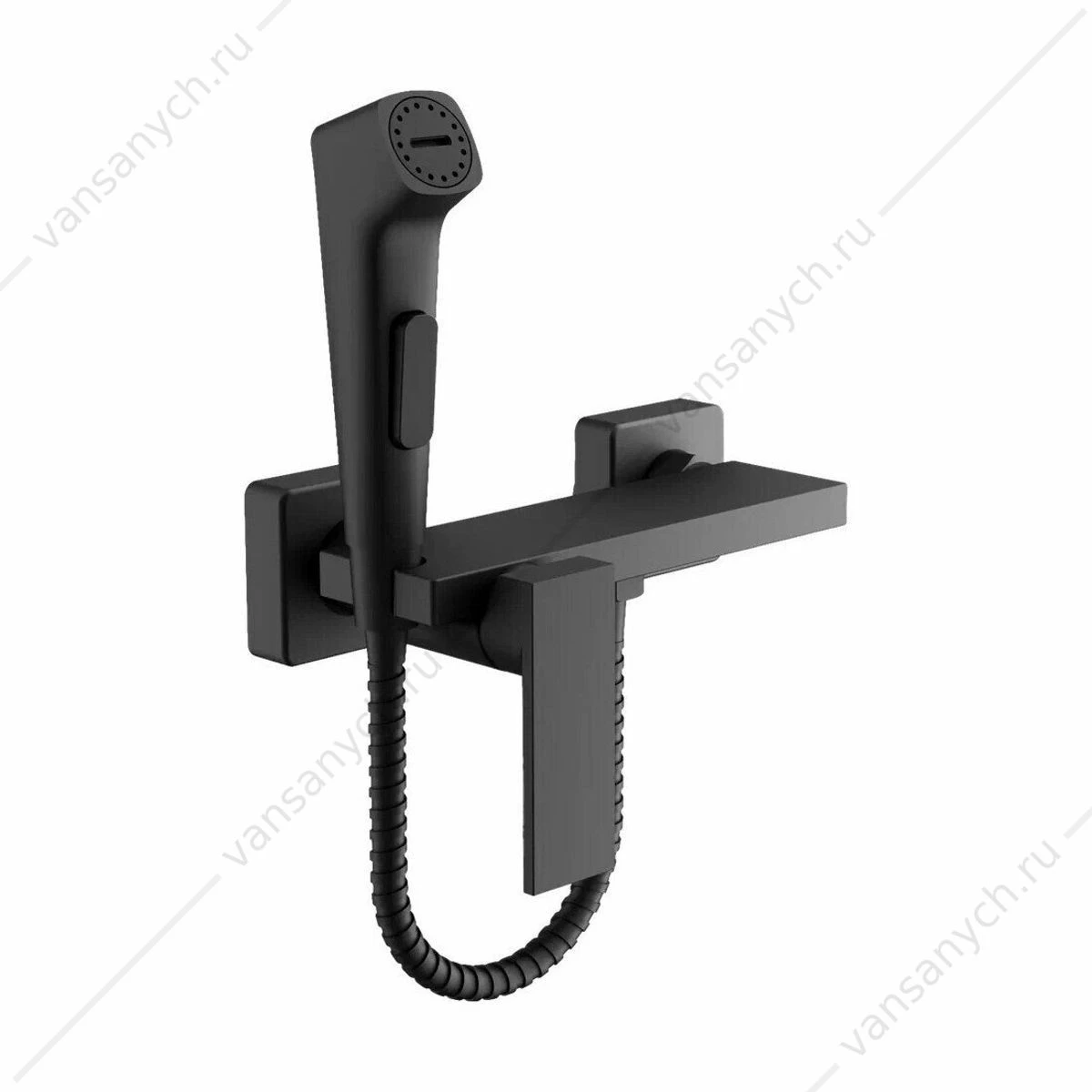 Смеситель с гигиеническим душем BELZ B55653-7 черный