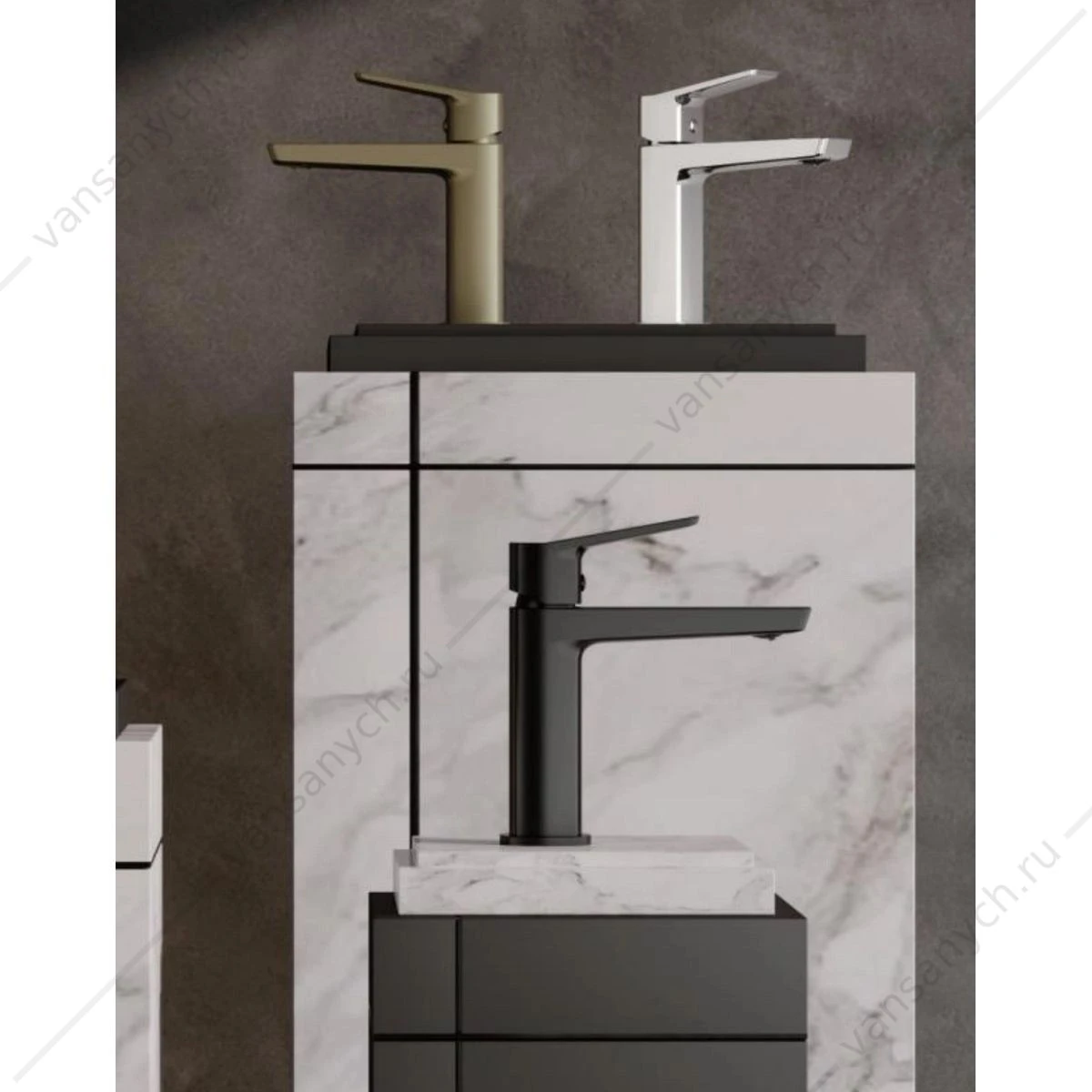 Смеситель для раковины BELZ B10715-5 золото