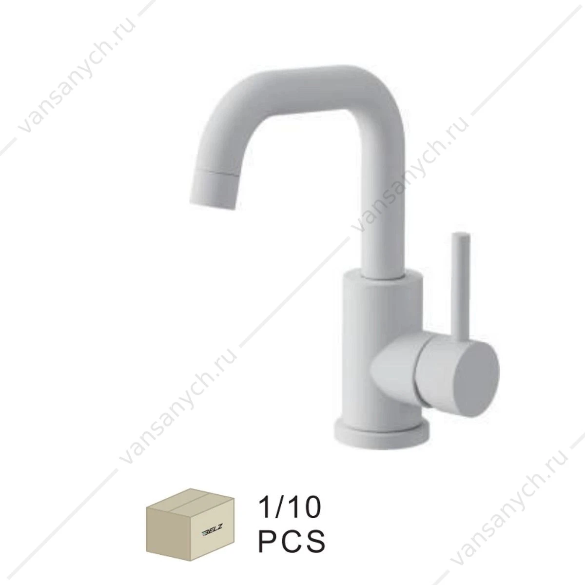 Смеситель для раковины BELZ B10810-8 белый