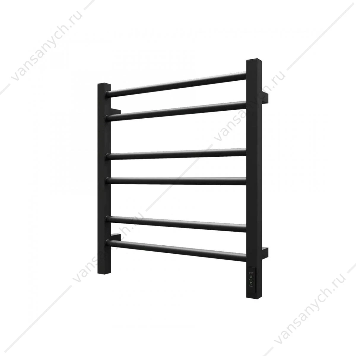 Полотенцесушитель 40х60 электрический 75Вт Grois Nex GR-111 П6 black mat U