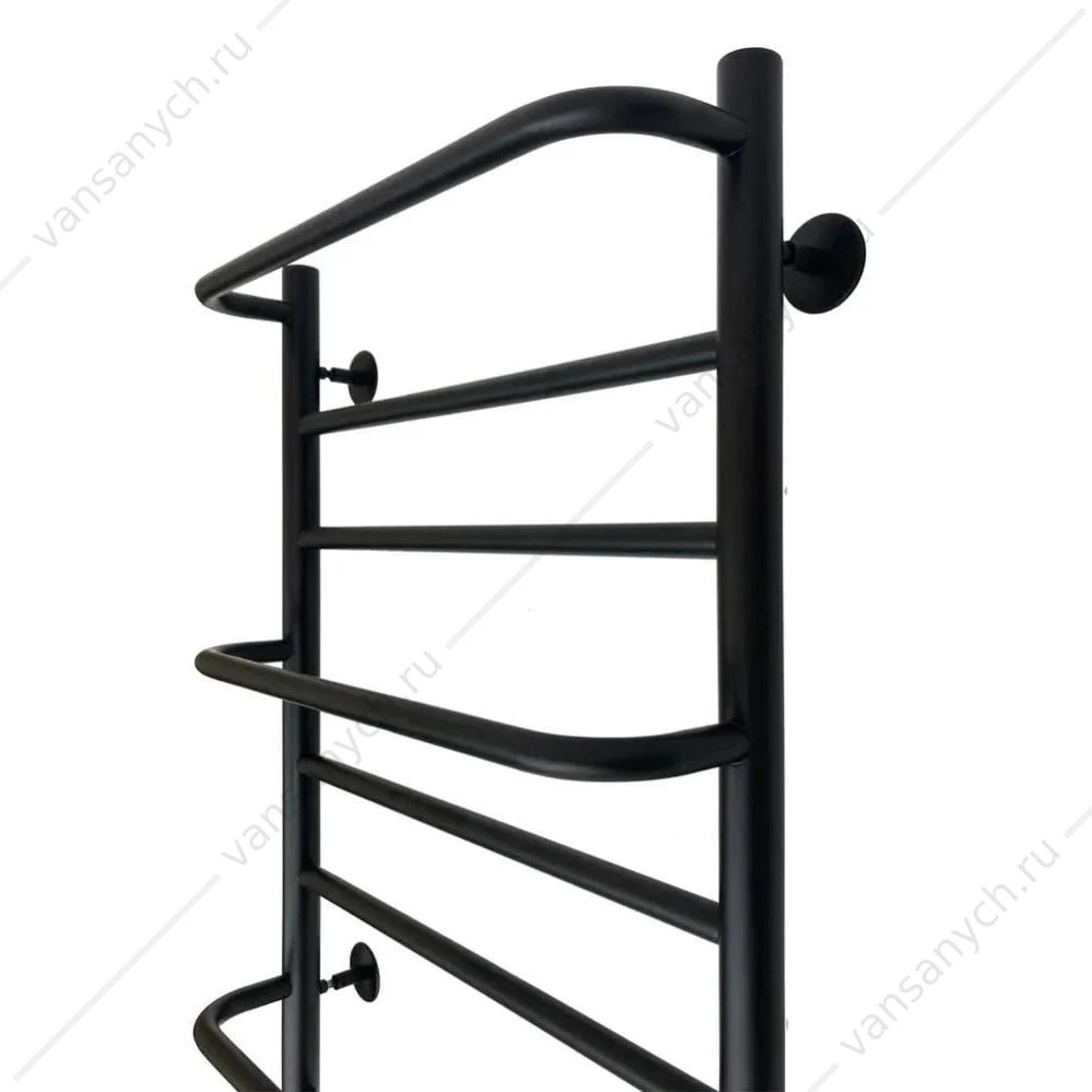 Полотенцесушитель 50х80 электрический 150Вт Grois Gamma GR-137 П8 black mat R