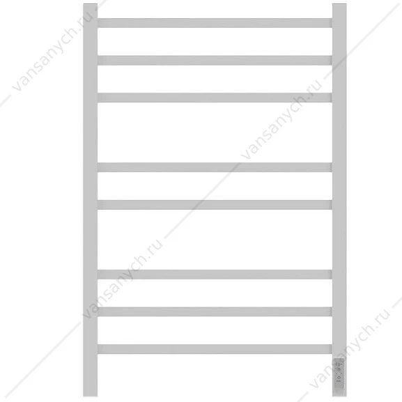 Полотенцесушитель 50х80 электрический 130Вт Grois Alex GR-102 П8 white U