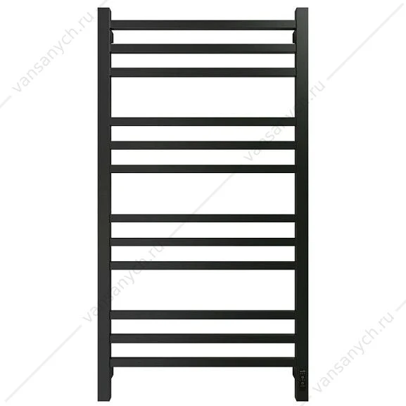 Полотенцесушитель 50х100 электрический 165Вт Grois Alex GR-104 П12 black mat U