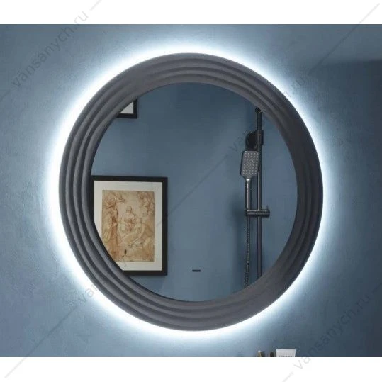 Зеркало 80см EQUIL Mirage 80 графит софт zkMIRAGE80.D800, Коллекция Mirage, , EQUIL