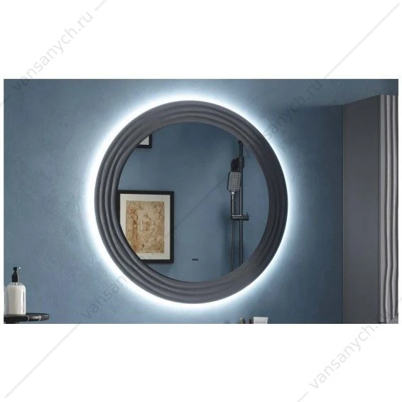 Зеркало 80см EQUIL Mirage 80 графит софт zkMIRAGE80.D800, Коллекция Mirage, , EQUIL