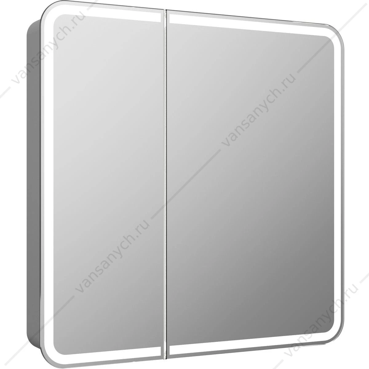 Зеркало-шкаф 100х80 c датчиком движения Elliot LED, подсветка, розетка МВК031
