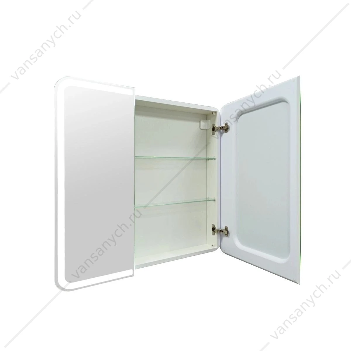 Зеркало-шкаф 100х80 c датчиком движения Elliot LED, подсветка, розетка МВК031