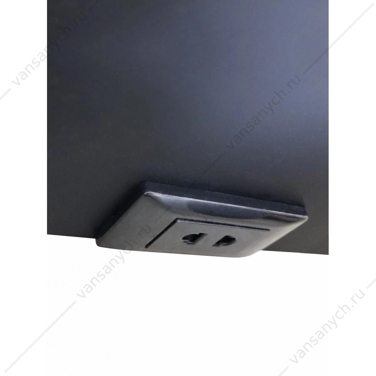 Зеркало-шкаф 76х85 Eltoro Black с LED подсветкой МВК114