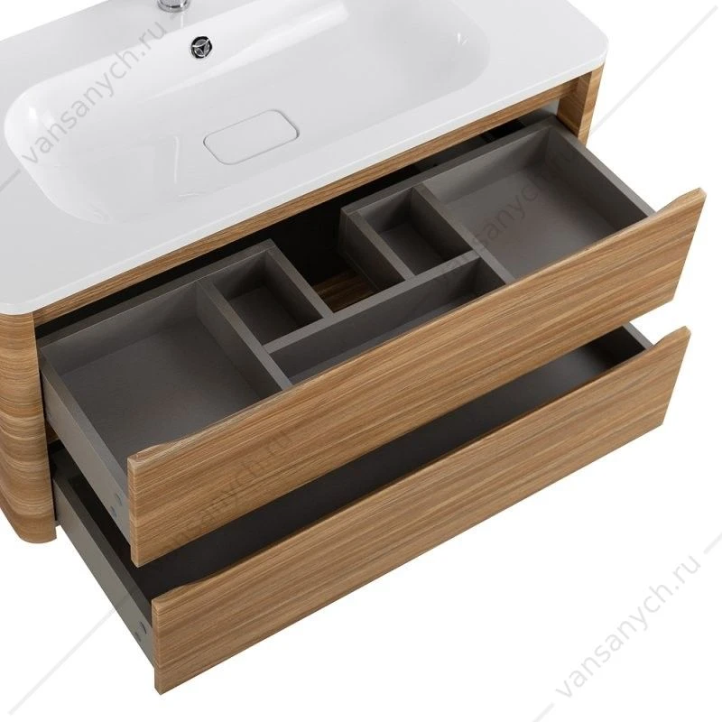 Тумба под раковину 100см подвесная 2 ящ. BelBagno Relax дуб карамельный RELAX-1000-2C-SO-RC-P